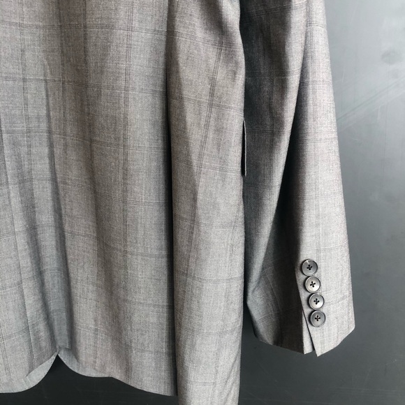 Hugo Boss Slim-fit suit in checked virgin wool - Picture 10 of 13